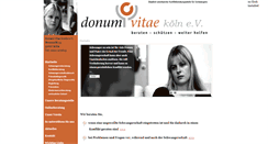 Desktop Screenshot of donumvitae-koeln.de